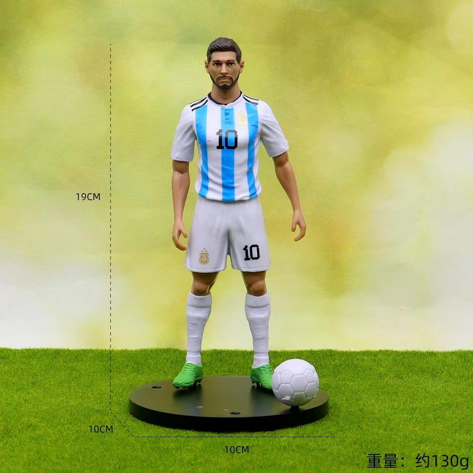 Model Car Accessories New Football Star FIFA C.Ronaldo Messi Mbappe Number 10 Jersey Desktop Dolls Ornament Football Fans Gifts