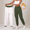 Gefütterte Cargo-Jogginghosen für Damen, lockere Passform, schmal zulaufend, lässige Hose für den Winter, tägliches Tragen