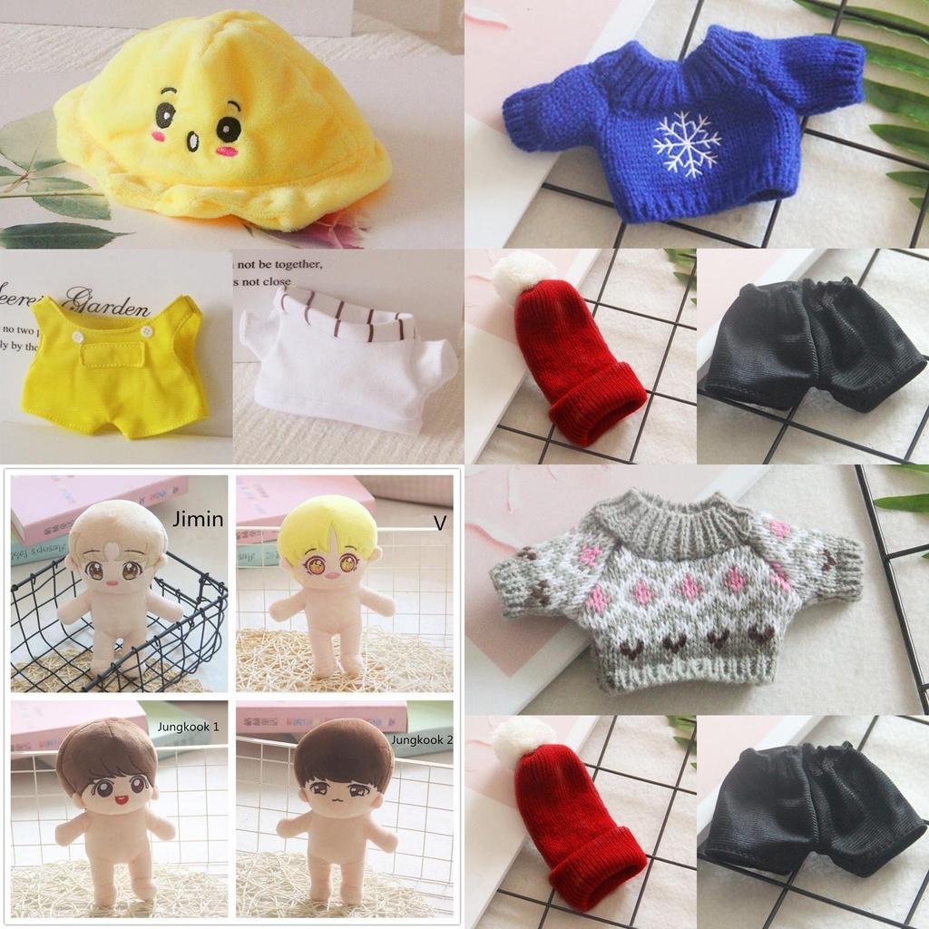 Kpop Doll Bts Jungkook Jimin Suga Rm Jin Jhope V Plush Clothes Soft Stuffed Toy