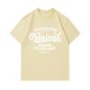 Men's 100% Cotton Crew Neck Short Sleeve T-Shirt, Superior Original Denim Outfitters Retro Printed Casual Lightweight Tee for Daily Wear