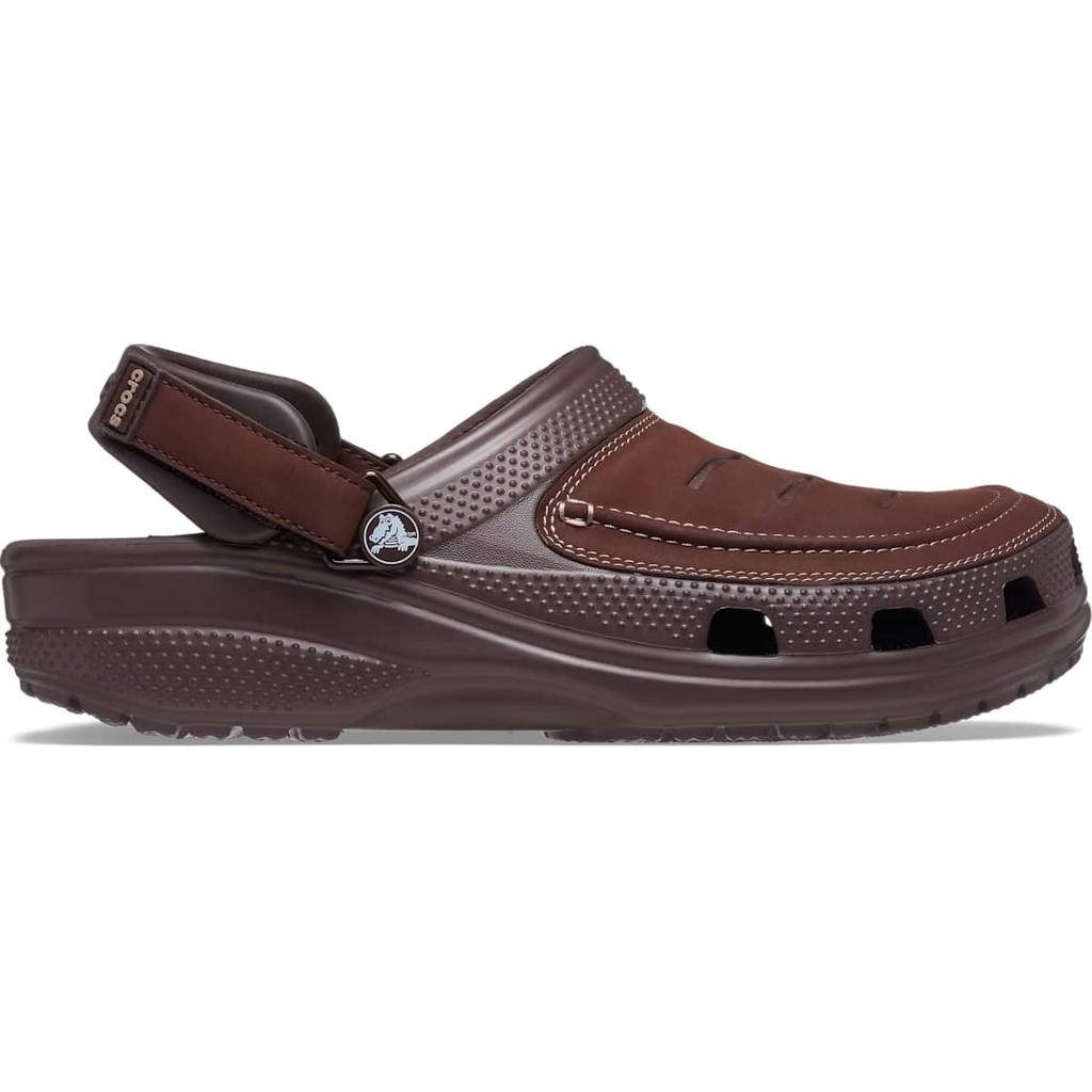 Crocs Yukon Vista II Clog Sandals for Men, Espresso/Mushroom, Size 27.0 cm