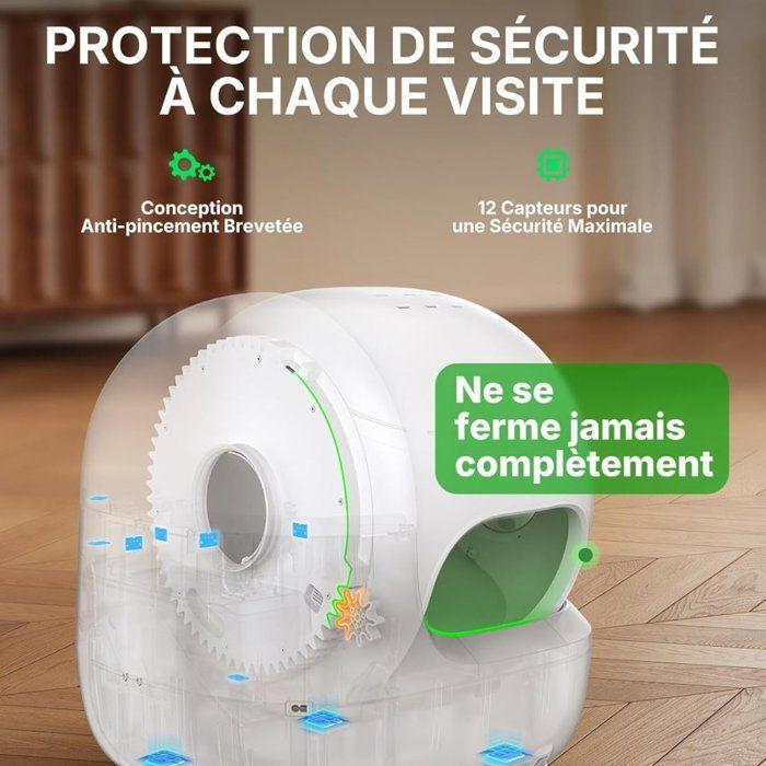 PETKIT PUROBOT T5-2 MAX PRO AI Self-Cleaning Cat Litter Box, 76L, White