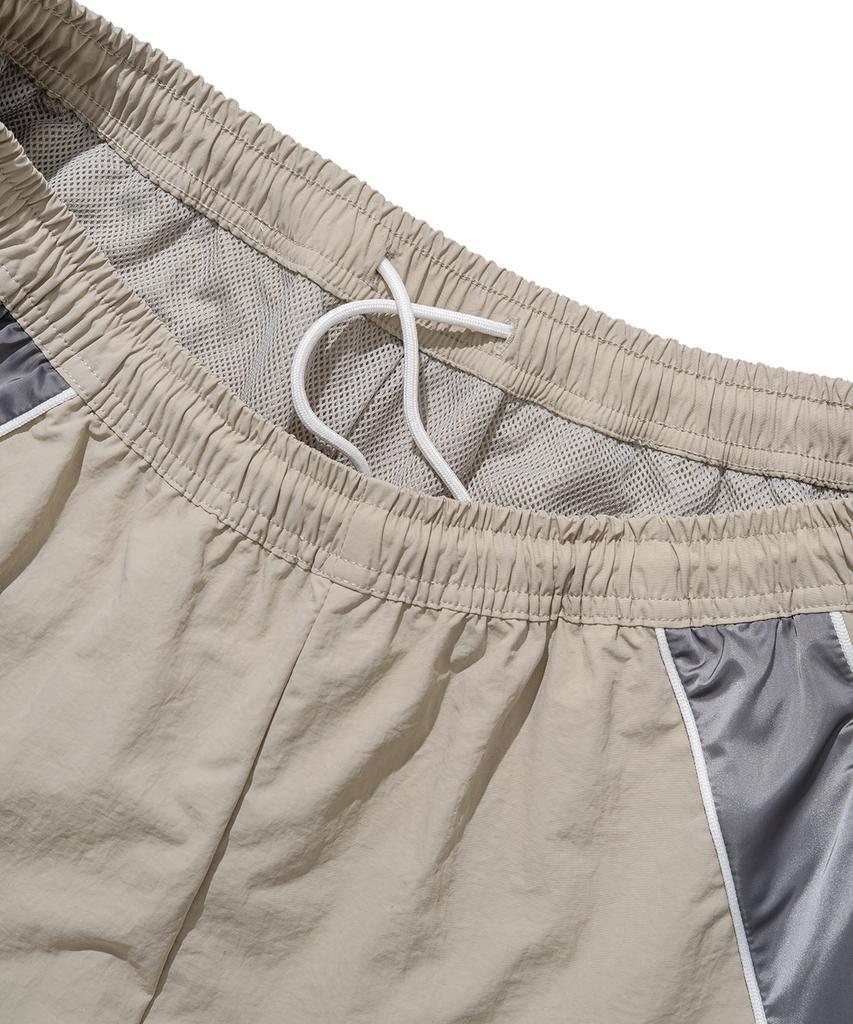 EXPRESSHOLIDAY Essential Nylon Pants_Beige