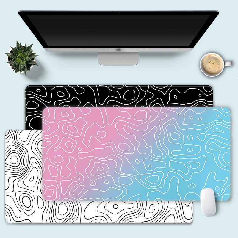 Mousepad Home Computer Table Large Pc Mouse Pad Art Keyboard Mause Rug Desk Mat Office Accessories