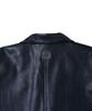 Ten Past Seven Faux Leather Single Jacket - Black