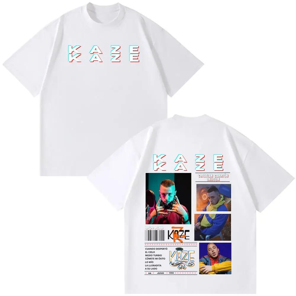 2026 Rapper Kaze R New Fashion Album Print T-shirt Men Women Casual T-shirt Short-sleeved Cotton Hip-hop Punk Oversized T-shirts Tops