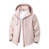 Men's Hooded Casual Windbreaker Jacket: Trendy Unisex Spring/Autumn Outerwear Coat
