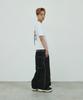 SCALLYWAG Stitch Wide Sagging Cotton Pants [Black]