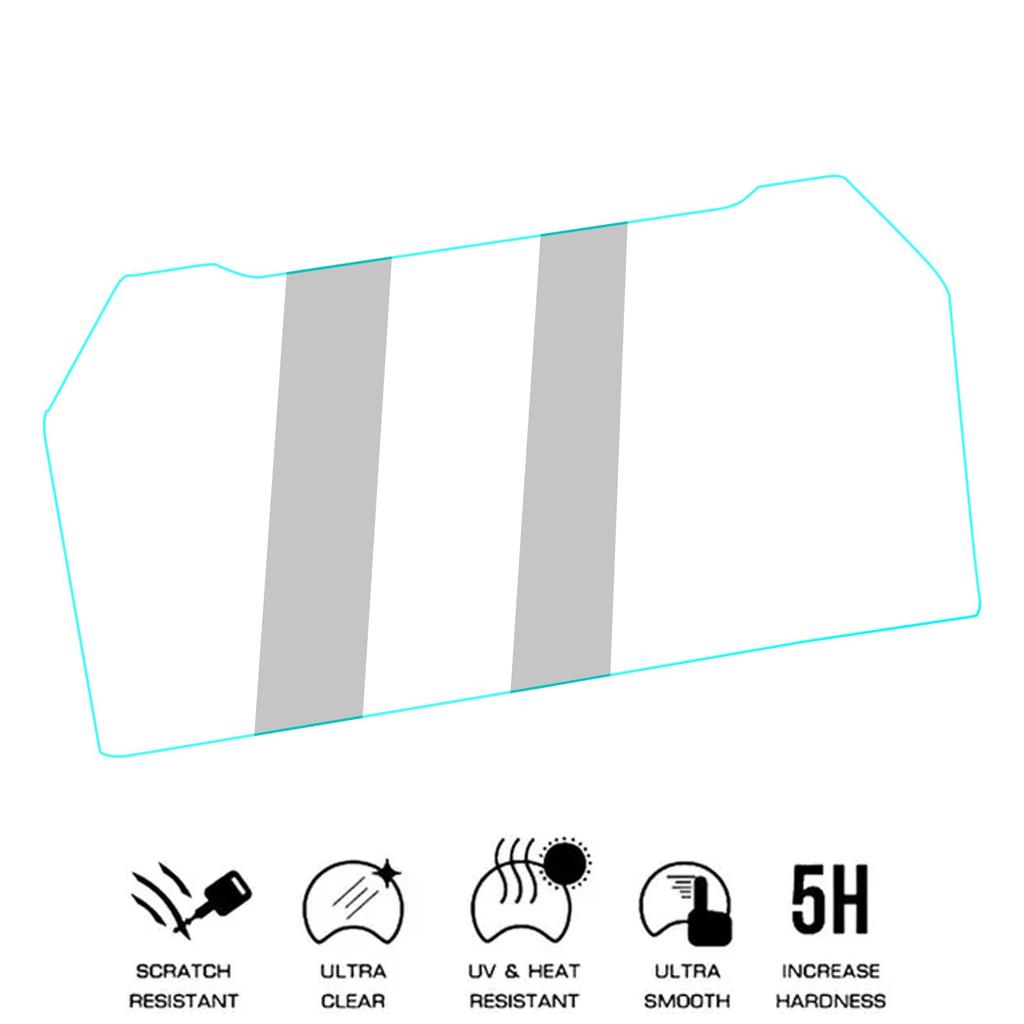 LEDISHUN Motorcycle Meter Protection Film Fit Yamaha YZF-R7 2022-2025 Meter Protection Film 2 Sets