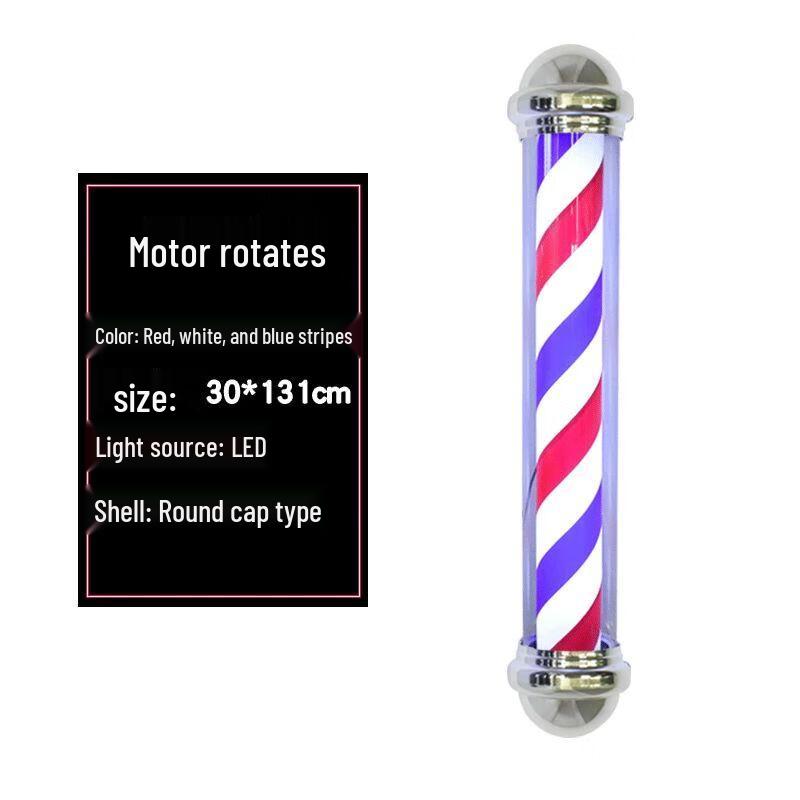 LED Barber Pole Rotating Sign Light