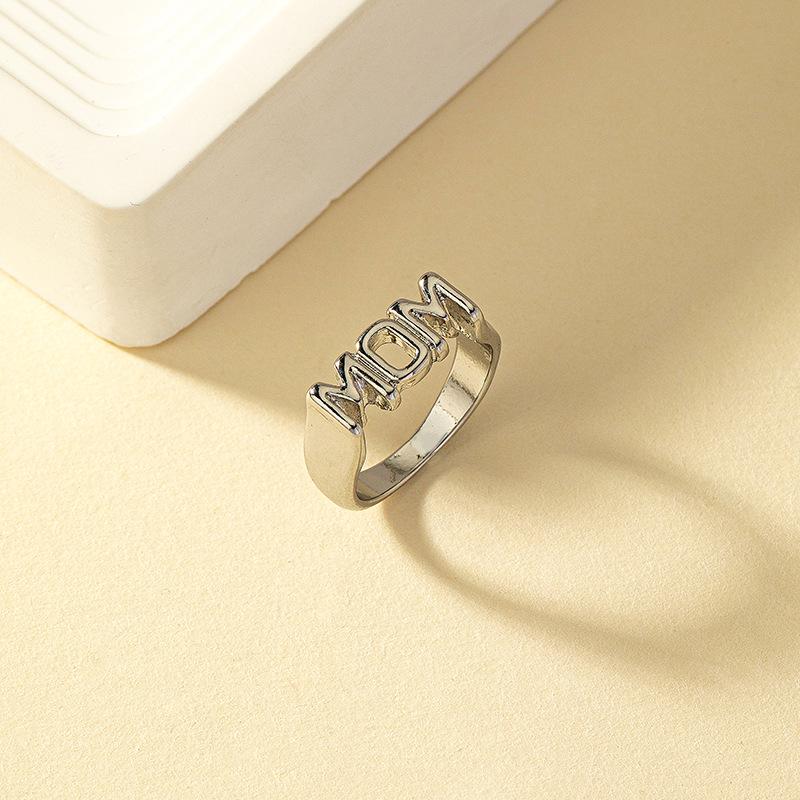 

Кольцо в минималистичном стиле с английской буквой для мужчин и женщин - Модный дизайн для пар