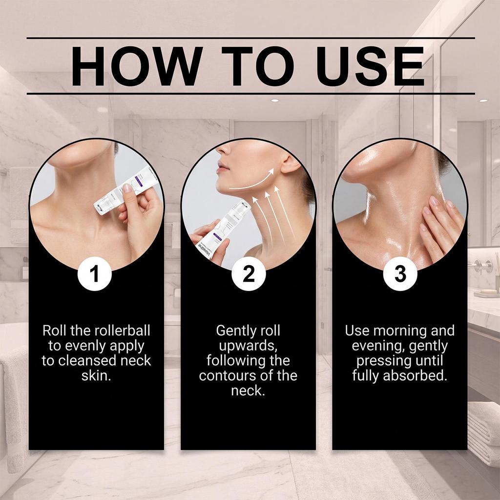 VIARELINE Collagen Neck Cream - Softens, Moisturizes & Hydrates Daily.