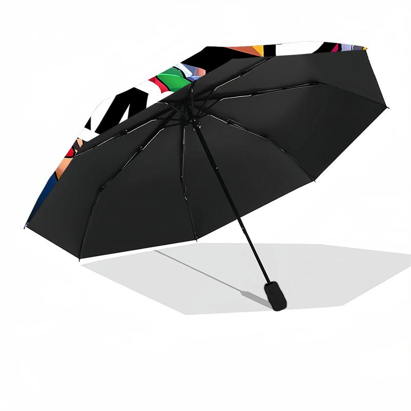 Personalized Name B-Brawl Stars Print Umbrella - Automatic Open/Close, Eight-Rib Durable Frame, Automatic Folding Umbrella