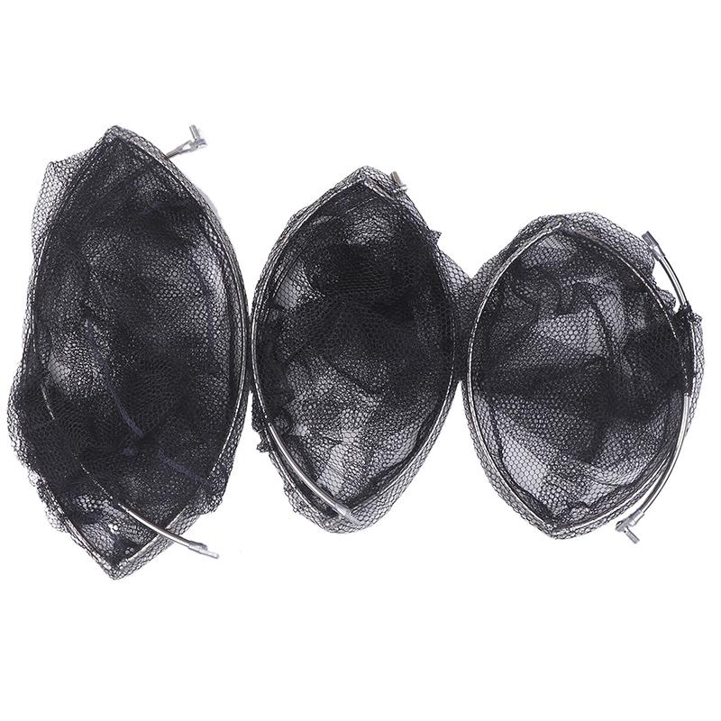 Nylon Fishing Nets Head Fishing Tackle Collapsible Detachable Handle Rhombus Mesh Hole Depth Folding Dip Net Durable Dip Net