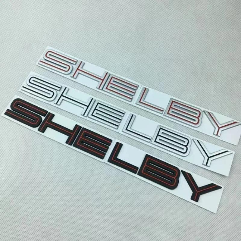 1 ks Vhodné pro Mustang Shelby Logo na kapotu Cobra GT Modifikovaný personalizovaný 3D nálepka Znak Shelby Odznak Nálepka