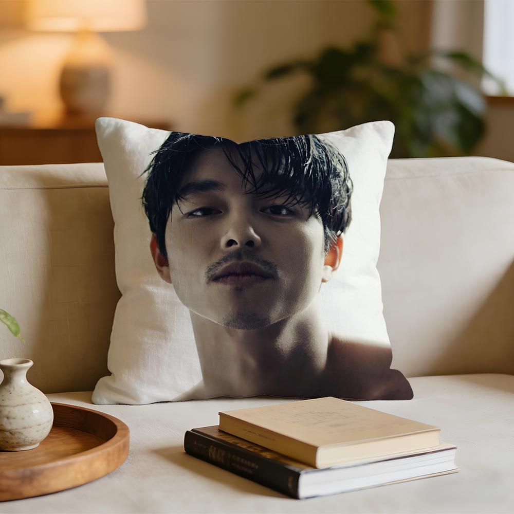 

Hot Actor GGong YooS Cushion Cover Short plush pillowcase for bed sofa carwashable 30x30cm