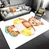Tappeto Orso Cartone Animato per Soggiorno Decorazione Casa Tappeto da Area Tappetino per Camera da Letto Bambini Ragazze Tappetini Antiscivolo per Pavimento Soggiorno Zerbino Bagno