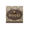 Gucci Neo Vintage Collection Tiger-Head Decorated Canvas and Leather Mix Crossbody Waist Bag Small Men's Ebony Brown