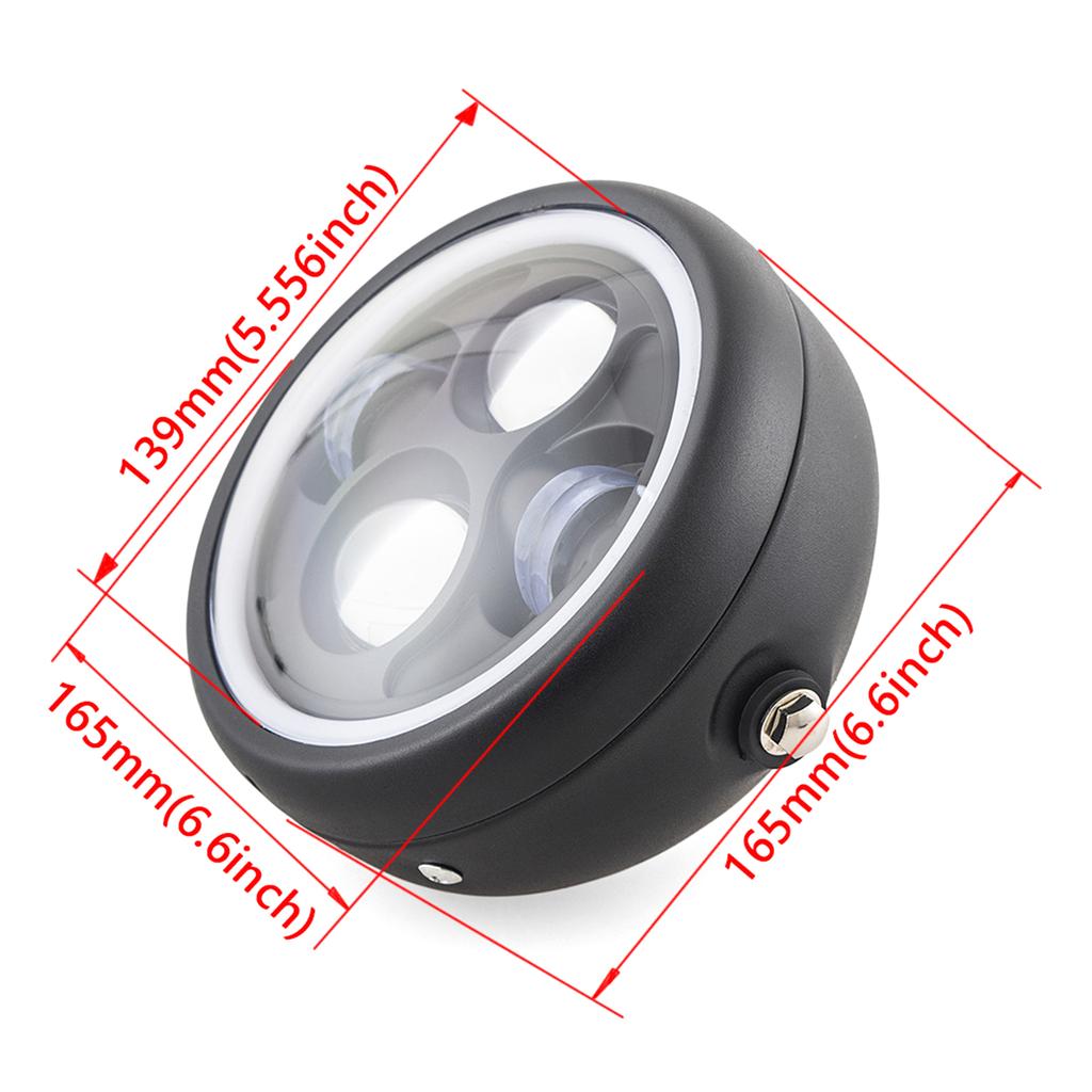 LED Light Bar 6.5 Inch 35W Round LED Light Work Light Driving Light Fog Lights Waterproof Motorbike Hi/Lo Lamp