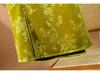 Women's Chinese Style Jacquard Fleece-Lined Velvet A-Line Midi Skirt with Frog Button and Slit