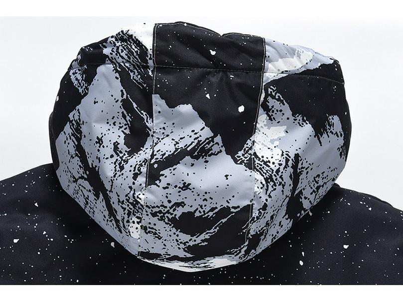 Unisex-Winterskianzug: Winddichte, wasserdichte und warme Ski- & Snowboardjacke für alpine Abenteuer