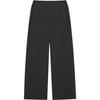 Solid Color Loose Wide Leg Casual Pants Women Bottoms Charcoal-Gray NP6NQ86B