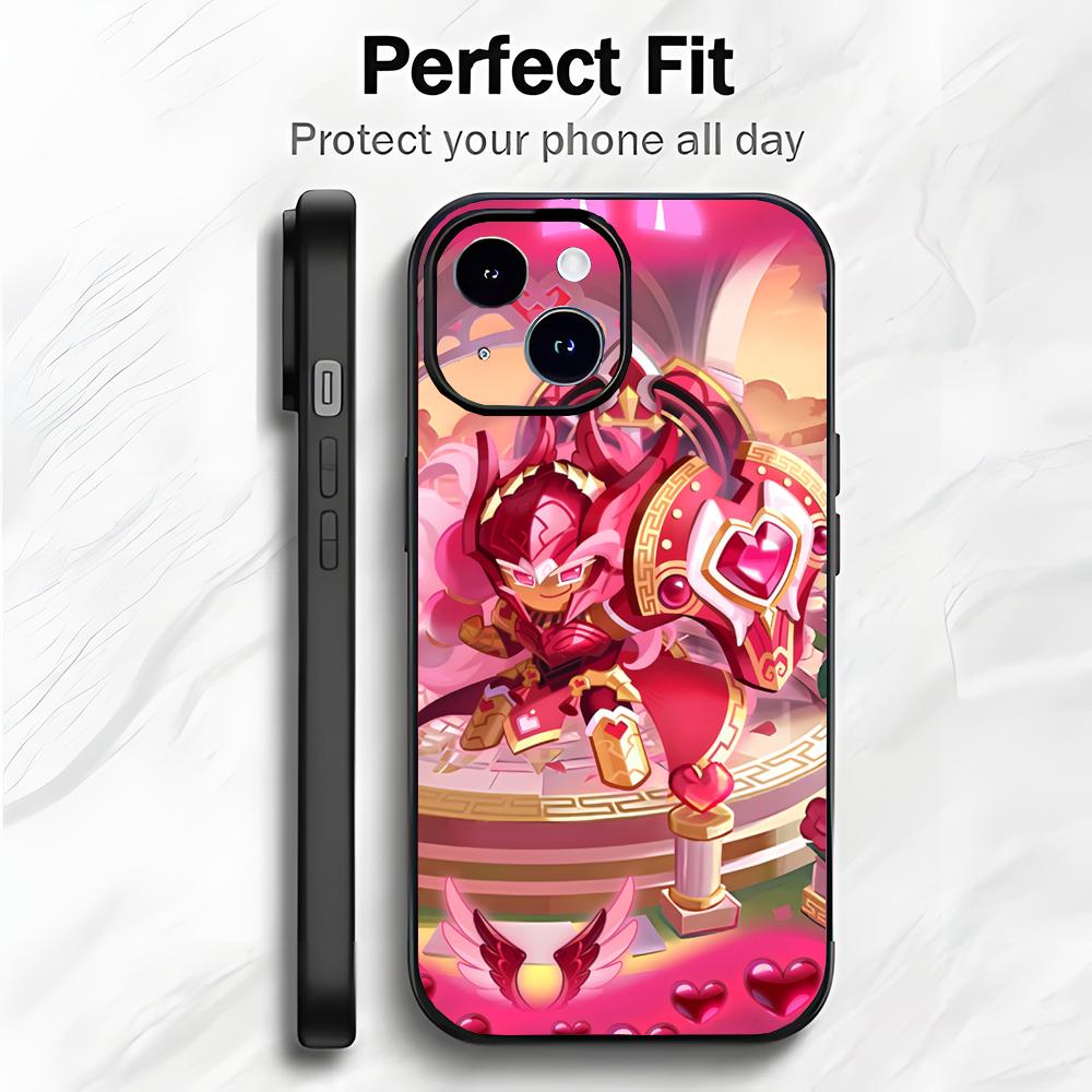 Cute Fun Mobile Game C-Cookie Run Kingdom Phone Case Phone Case Soft Packaging Lightweight For iPhone17 16 15 14 13ProMax