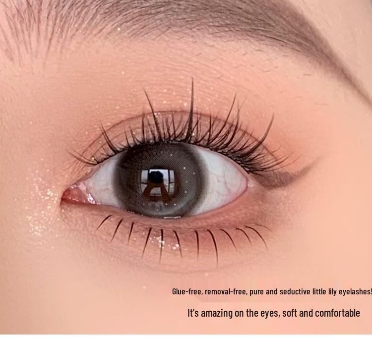 Mengjie Shangpin Glue-Free Self-Adhesive False Eyelashes - Natural Look for Beginners