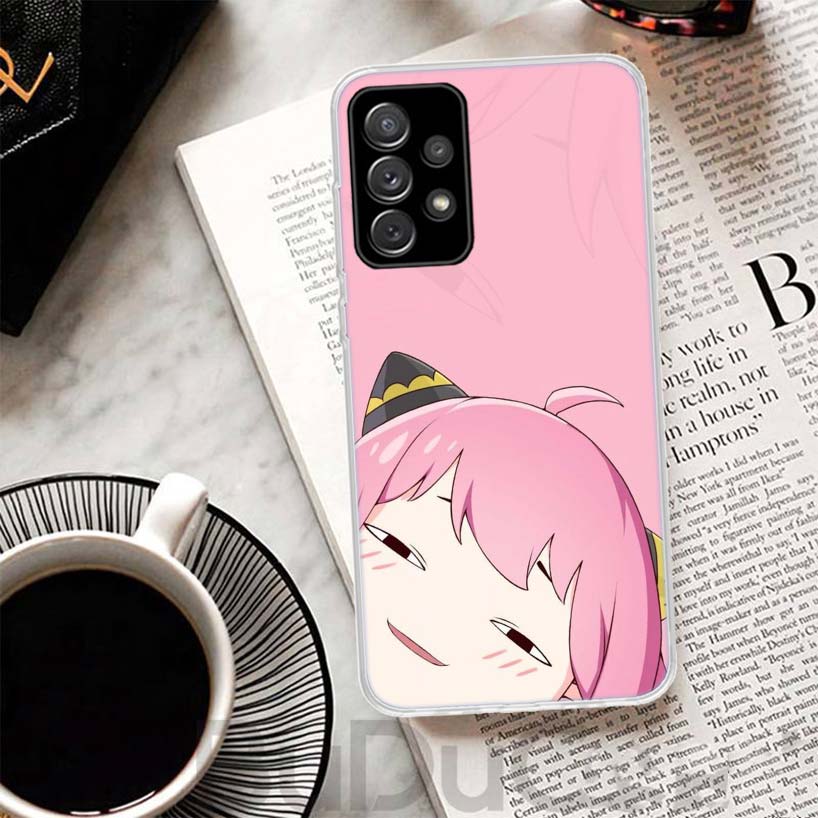 S-Spy Family Anya Phone Case For Samsung A16 A26 A36 A56 A15 A14 A13 A55 A54 A53 A25 A24 A23 A35 A34 A33 A05S A04S A15 A14 A54 A