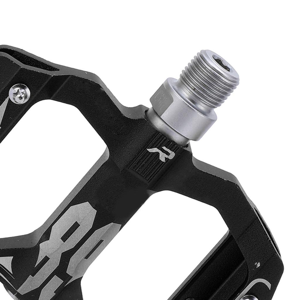 Enlee 2pcs Mountain Bike Pedals NonSlip DU Bearing Lightweight Bicycle Platform Flat Pedals(Black )