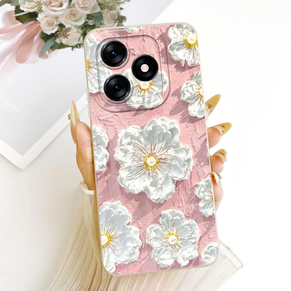 Case For Realme C51 RMX3830 Casing For Realme C53 RMX3760 Cover Silicone Luxury Fashion Cartoon Funny 2D Painted