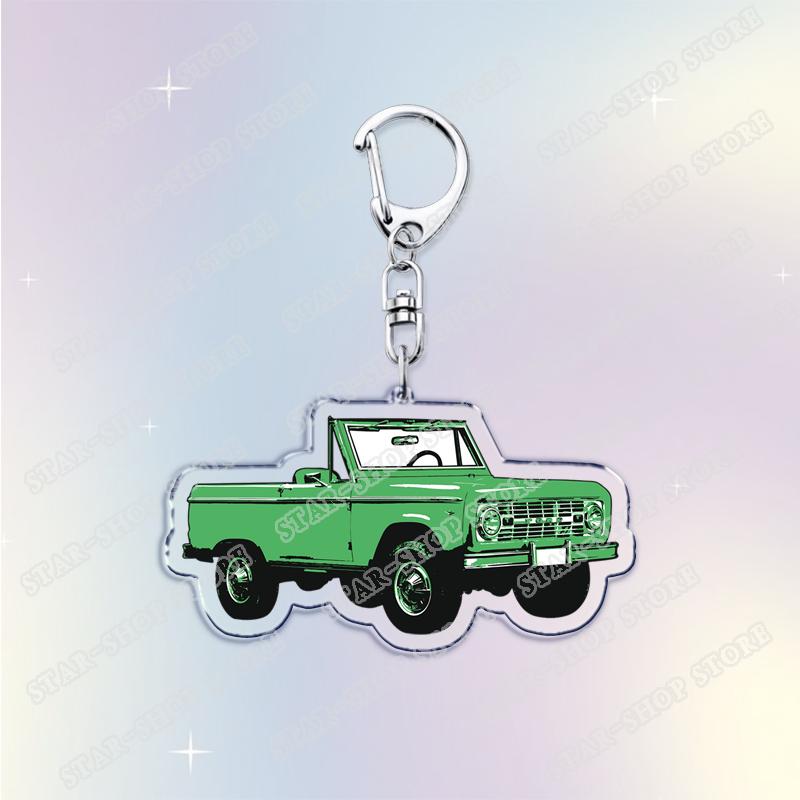 Vintage Classic Old Truck Keychains for Accessories Jewelry Retro Vector Car Keyrings Fans Friends Gifts