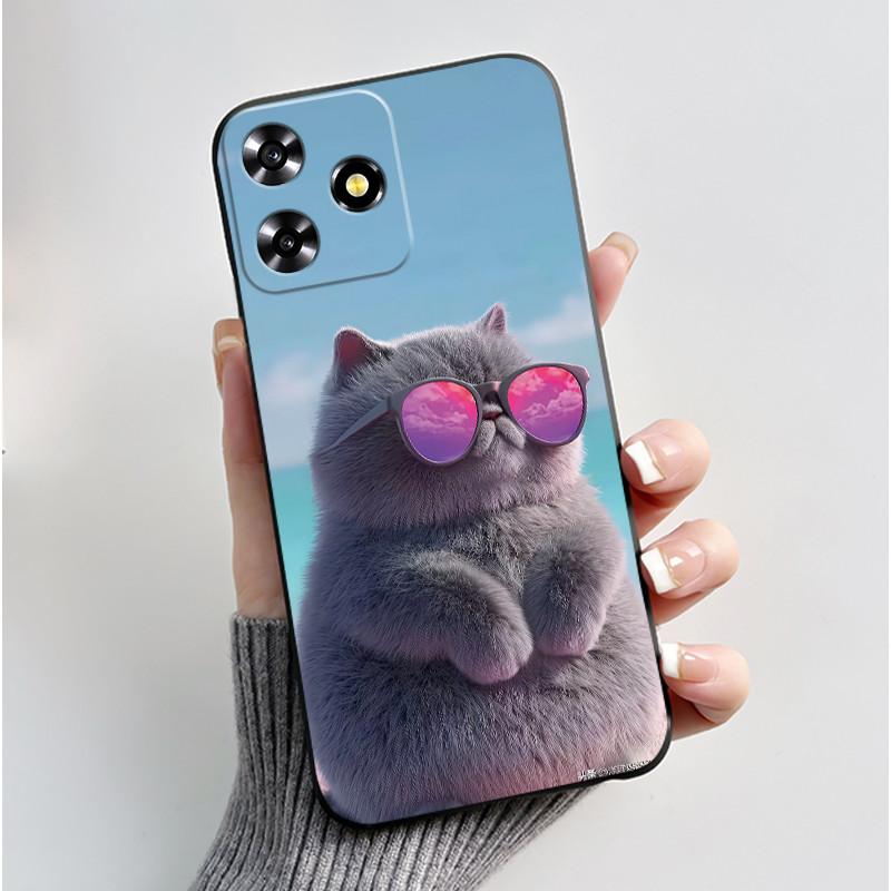 For ZTE Blade A73 4G Case Luxury Dragon Cute Cool Boys Girls Black Matte Soft Silicone Casing For ZTE Axon 50 Lite Bumper Cover