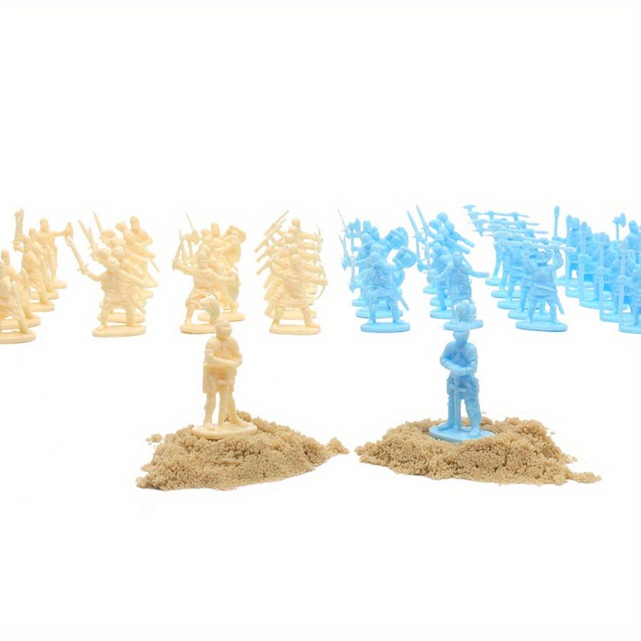 49pcs Mini Medieval Soldier Figurines Detailed Miniature Soldiers for Diorama Tabletop RPG War Games Historical Collectibles ZSY