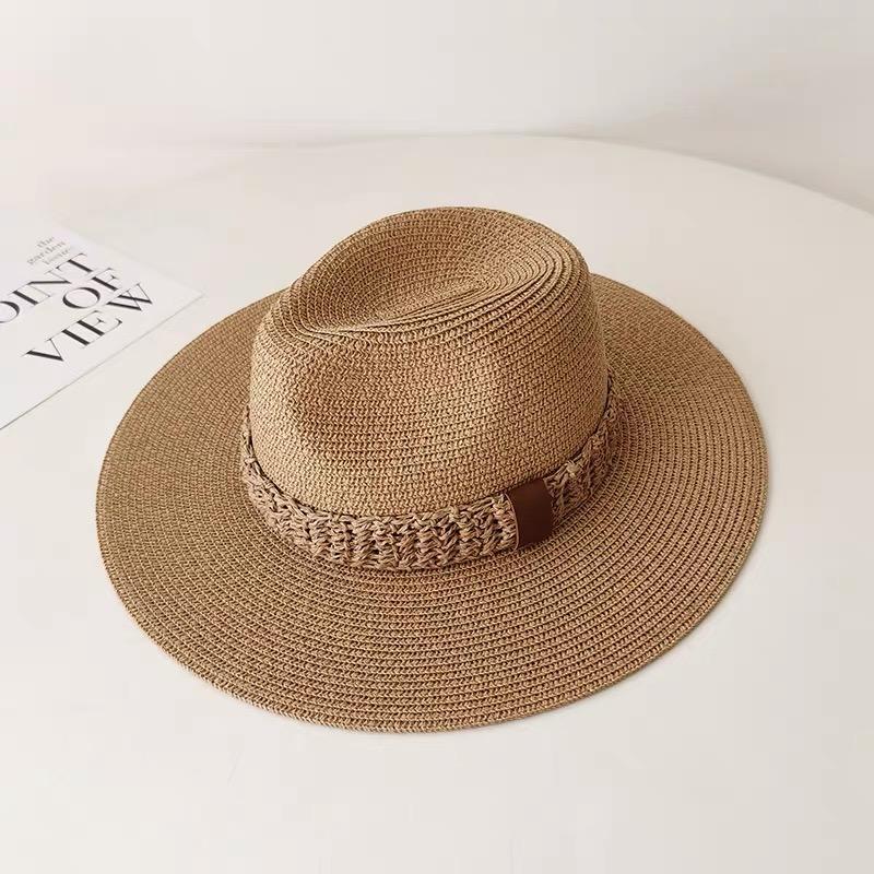 TOMKHU Women s Beach Hat Outdoor Sunscreen Sun Hat Summer New Jazz Triangle Hat Men s Vacation Gift Hat хаки