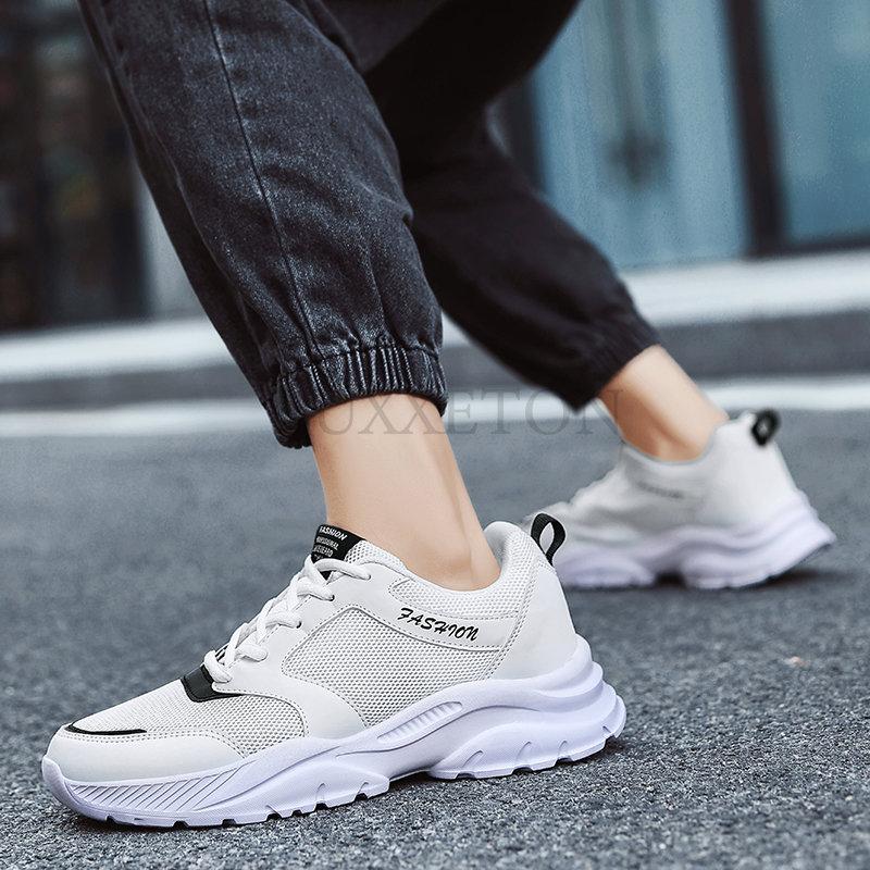 Casual Sports Shoes Breathable Shock Men Sneakers Cushion Couple Sports Shoes Lightweight Breathable Trend Men's Shoes 39-46