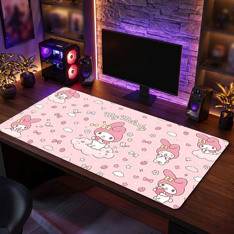 Big Mouse PadMy Melody Extended Soft Desk Mat Gaming Office Computer Table Decor Mat