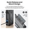 Metal Frame with Lens Cap for Insta360 X5 Camera Cage Built-in Noise Reduction Foam for Insta 360 X5 Camera Accessories