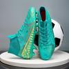 Fashion Men Football Boots Long Spikes High Ankle Soccer Shoes AG/TF Kids Outdoor Grass Cleats Soccer Boots Training Sport Football Shoes