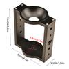 Convertitori per Testa a Sfera per Treppiedi da 65mm/75mm, Adattatore di Conversione da Piatto a Sfera Metallo Alluminio per 501HDV 701HDV