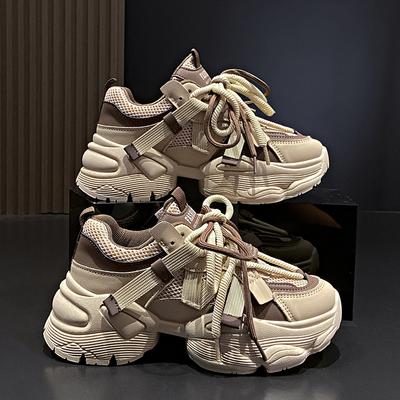 High Quality New Casual Outdoors Women High Platform Sneakers Thick Sole Women's Vulcanize Shoes Zapatillas De Mujer