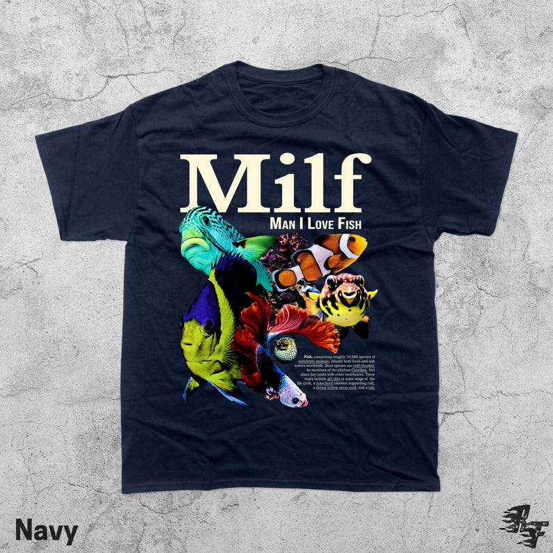T-shirt Unisexe I Love Fish Vintage Drôle Meme Océan Graphique Manches Courtes Unisexe Style 90s Y2K Rétro Street Casual Hauts Vêtements