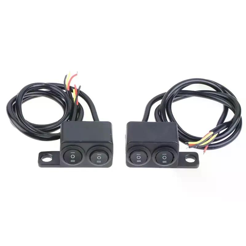 Motorcycle Switches Connector Handlebar Two Gears/Three Gears Button Push Light On/Off Button Waterproof Switch