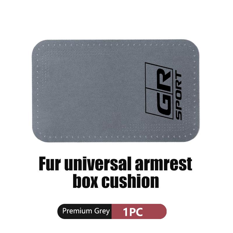 For S1 Car Armrest Box Pad Suede Auto Armrest Mat Car Accessories GRsport Yaris Corolla Rav4 CHR Auris Cruiser Highlander JH0