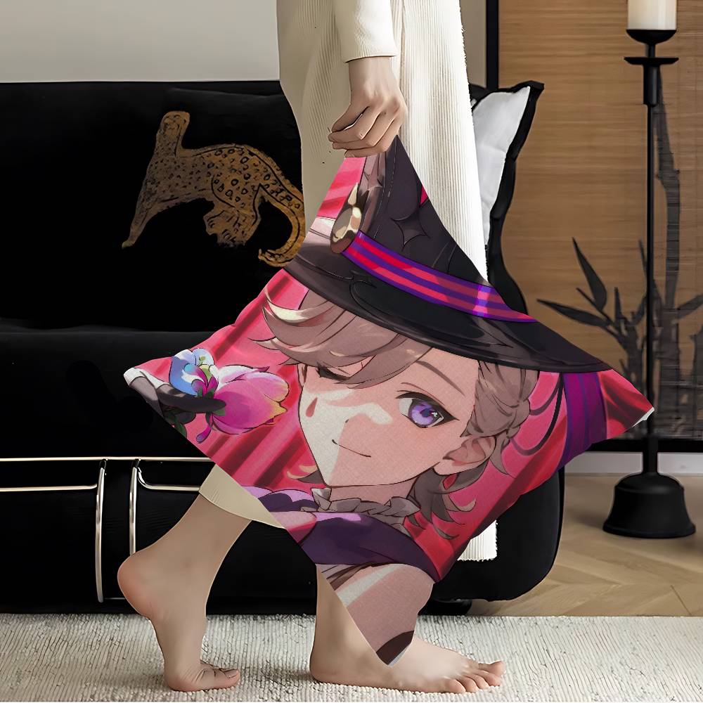 Genshin Impact Lyney Pillow Cushion Cover Pillowcase Living Room Sofa Home Decor Customized