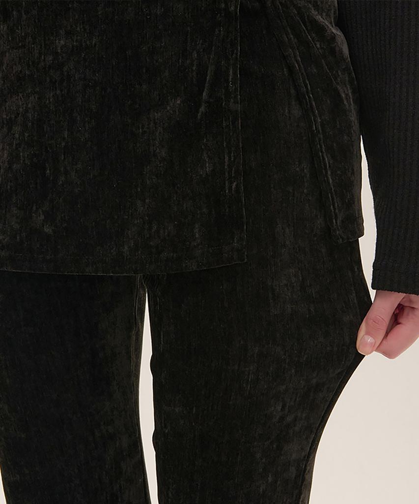 Kamino Velvet Fleece-Lined Bootcut Training Pants Black