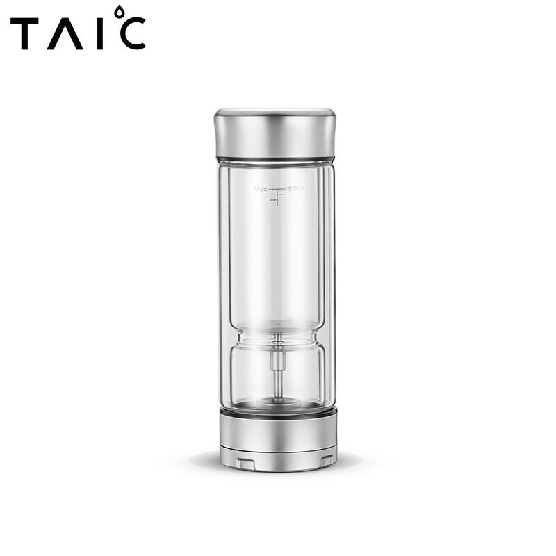 TAIC Pure Titanium Tea Infuser Double-Layer Borosilicate Glass Mug TBLB-T360
