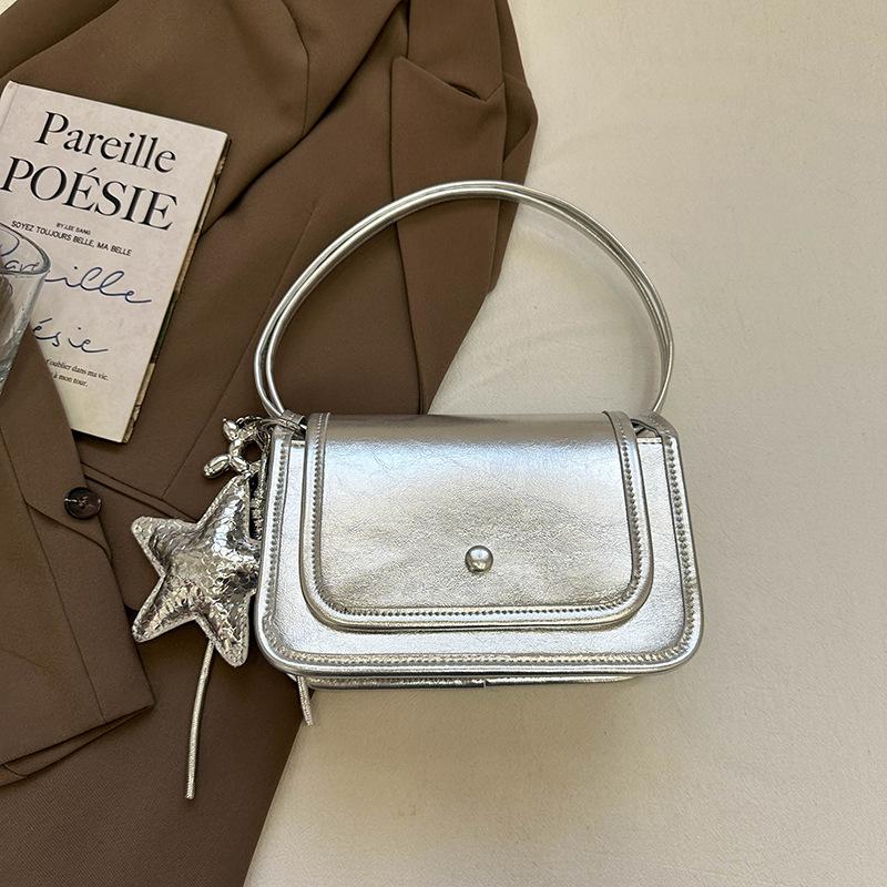 Modische, lässige, einfache und kleine quadratische Damenhandtasche, modische und stilvolle Single-Shoulder-Crossbody-Damenhandtasche