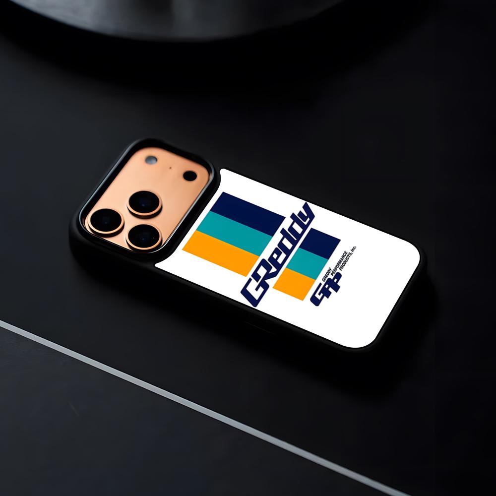 

Greddy Racing Чехол для телефона Для IPhone 17 16 15 14 13 12 Pro Max Plus Черная рамка Жесткий корпус iPhone 13 Pro