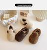 Winter Warm Fleece Baby Shoes: Soft Sole, Closed Heel, Thick Cotton for Girls